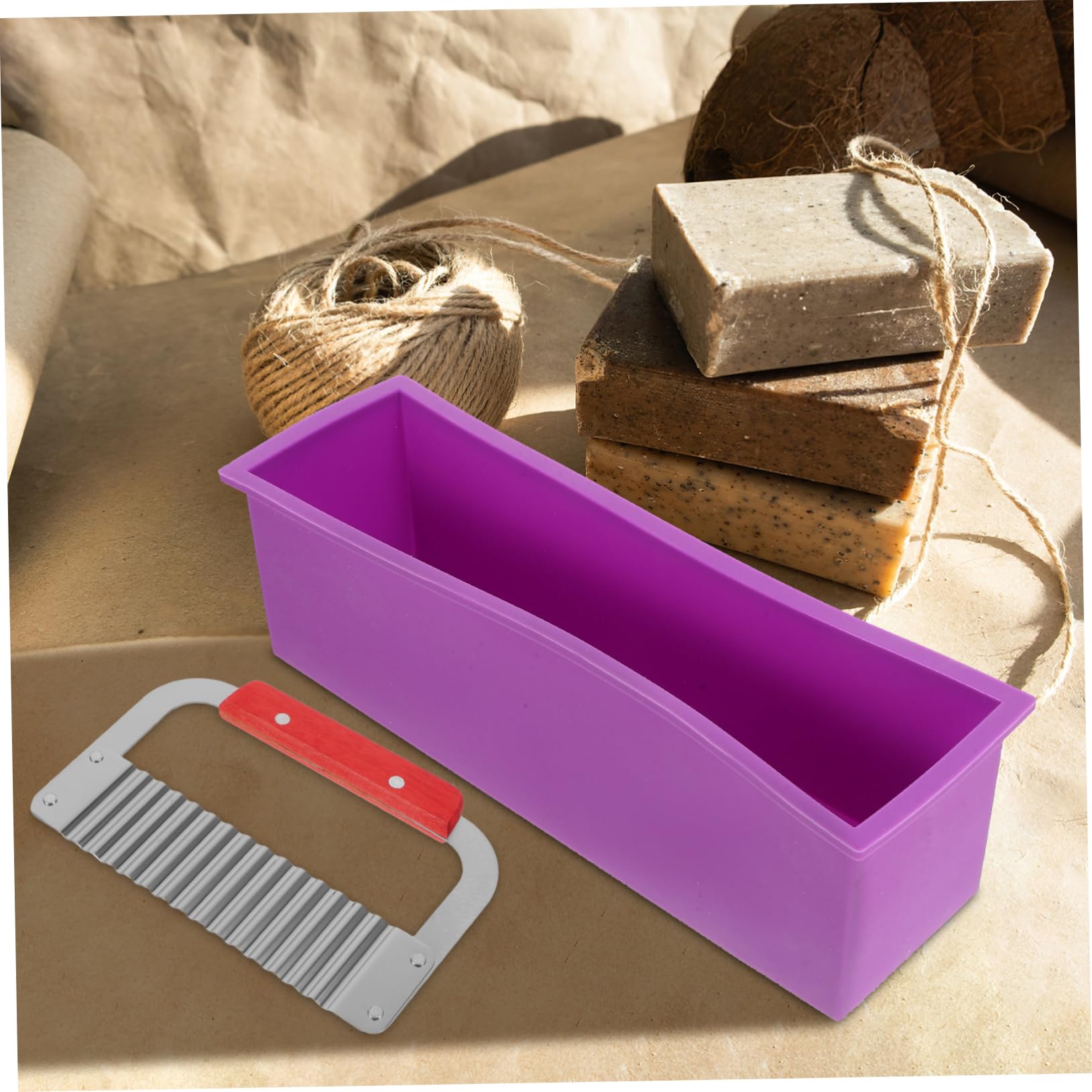 Stampo per Sapone Artigianale Rettangolare, Kit Creativo Fai da Te