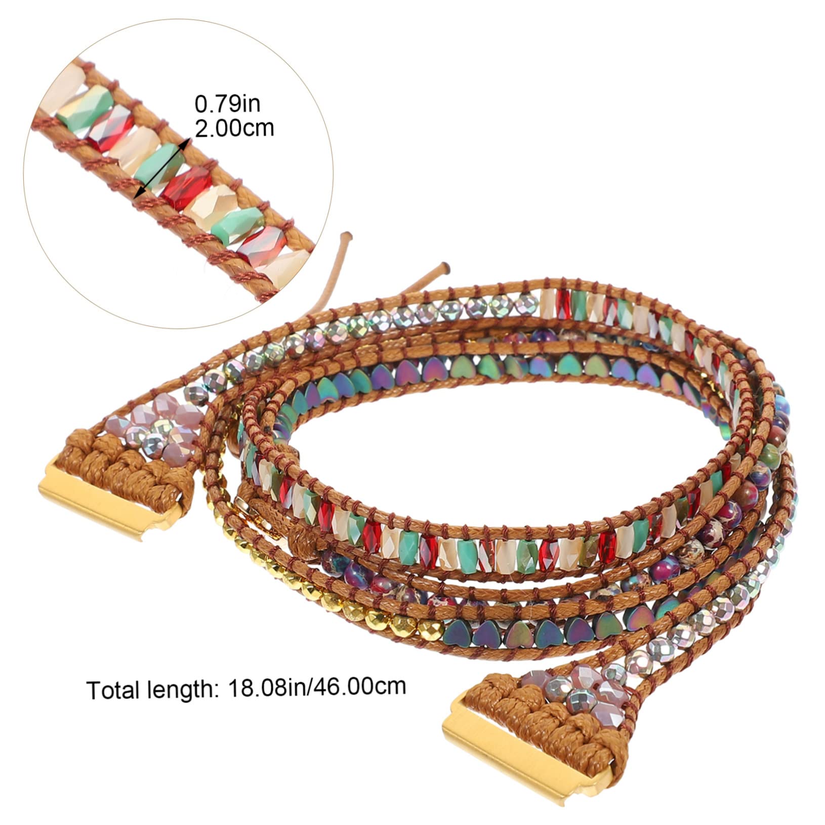 Housoutil Lot De 2 Bracelets De Montre Élégants En Perles Accessoire De Rechange Tendance Pour Un Bracelet Confortable Et Robuste