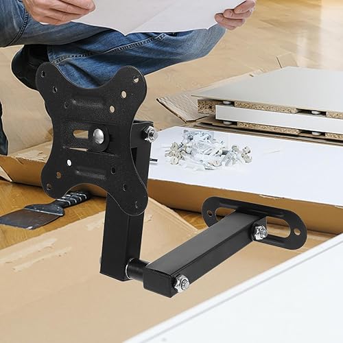Miniatura 3 de Adjustable Retractable Tv Wall Mount Bracket for Monitors and Tvs Stable Corner-Compatible Holder with Swivel and Tilt for Space-Saving Wall Display
