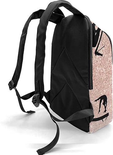 Miniatura 6 de I Love Gymnastics - Mochila unisex de lavanda para niños y niñas, bolsa de viaje de 17.7 pulgadas, diseño 6, Mochilas Daypack