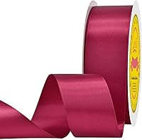 Vista 224 de Cinta de satén azul marino de doble cara de 3/8 pulgadas x 50 yardas, cinta de poliéster azul marino para envolver regalos, muy adecuada para bodas