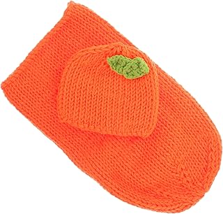 Abaodam 1 Set Baby Swaddle Sleep Sack Sleeping Bag Infant Sleeping Swaddle Infant Sleeping Blanket Infant Swaddle Blanket Baby Sleeping Swaddle Yarn Halloween Newborn Beanie