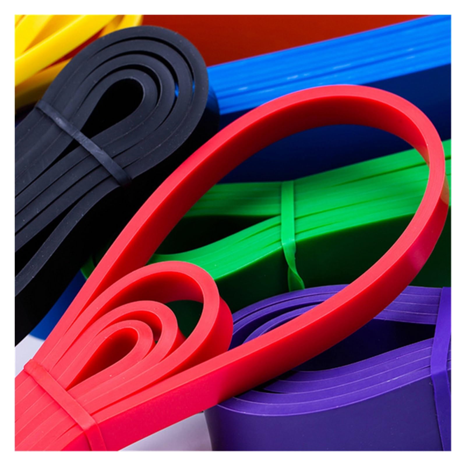 Set di fasce di resistenza da donna, elastiche, elastiche, per fitness, allenamento sportivo, esercizi, bodybuilding, palestra