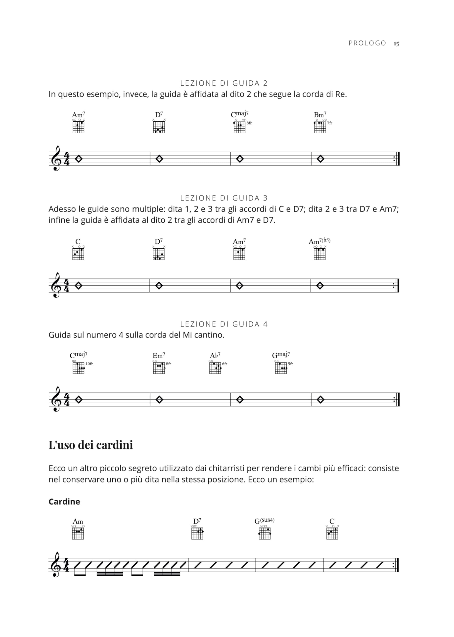Accompagnare con la chitarra: Chitarra Ritmica, Chitarra accompagnamento