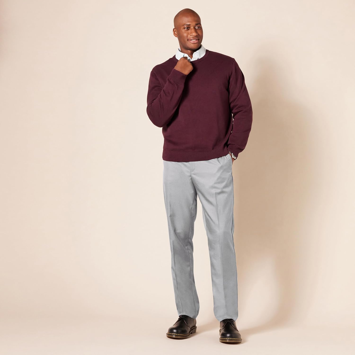 Amazon Essentials Men's Slim-Fit Flat-Front Dress Pant - Image 8