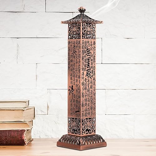 Miniatura 4 de Quemador de incienso Decoración Artesanía Incensario Adornos Horno de Incienso Artesanías Vertical Sutra Herramientas de Quema de Madera