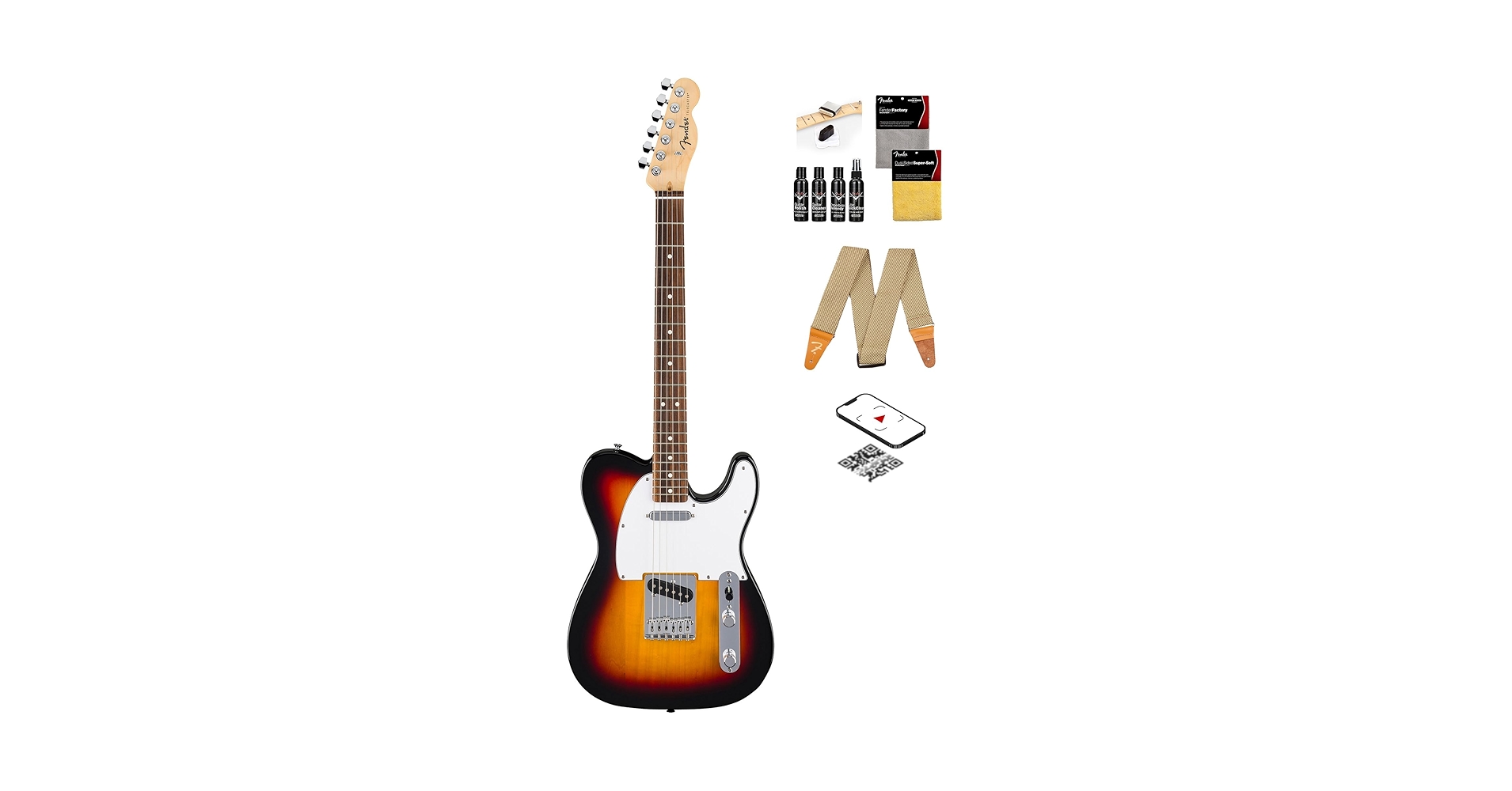Amazon.com: Fender Standard Telecaster - 3-Color Sunburst