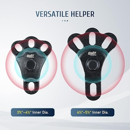 Miniatura 10 de OMT Herramienta tipo brida extractor de cubo de rueda delantera para ID de 3-34 a 4-12 pulgadas, extractor universal de cubo y eje con perno de