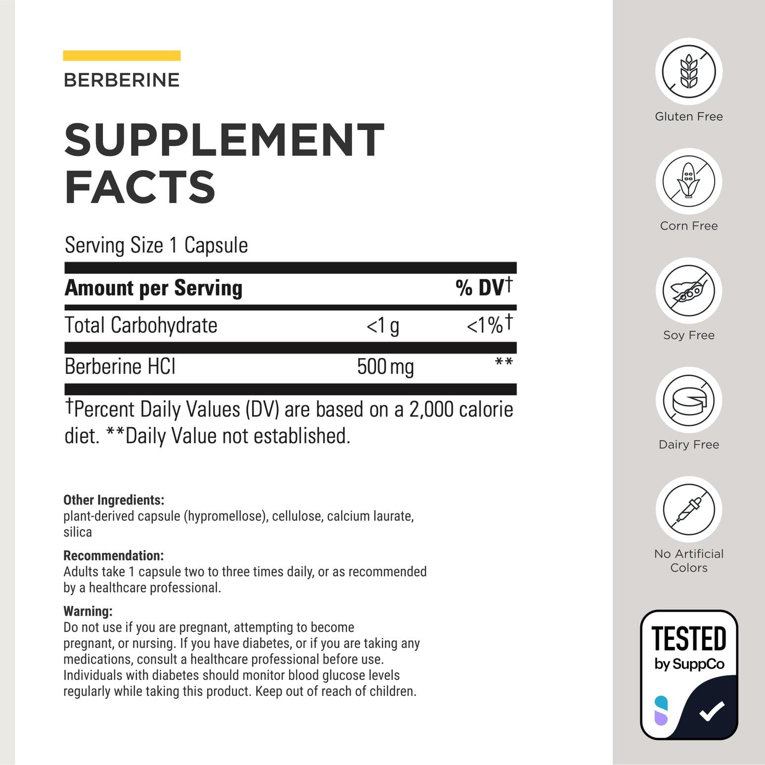 Integrative Therapeutics Berberine 1500mg Per Day, 60 Capsules — Amazon image 3