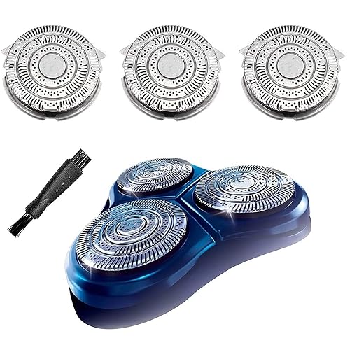 HQ9 - Cuchillas de repuesto compatibles con cabezales de afeitadora Philips Razor HQ9 Speedxl, cabezales de repuesto de afeitado HQ9 mejorados para