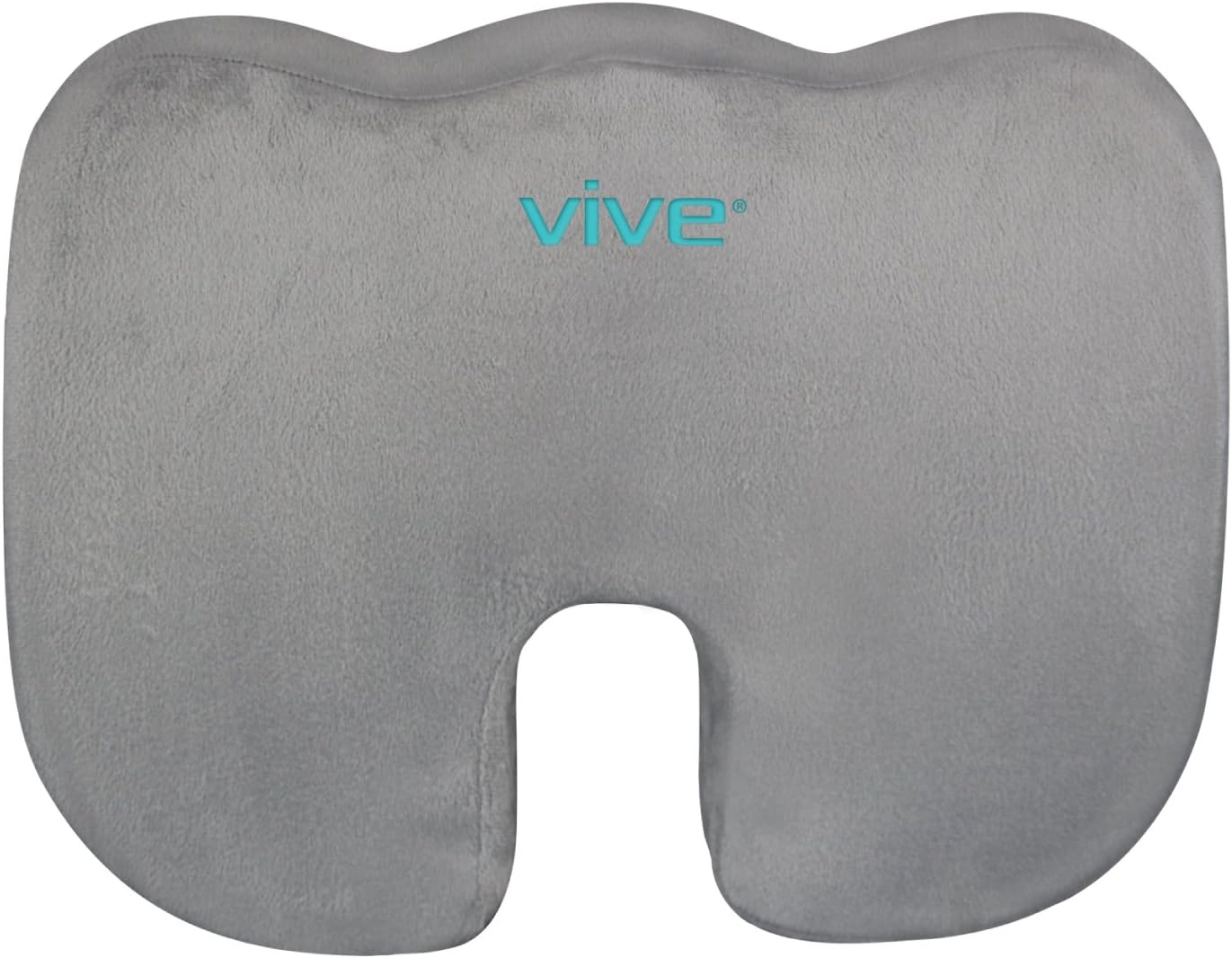 Vive Tailbone Cushion Foam Seat for Coccyx, Tailbone, Office Chair, Back Pain & Sciatica Pillow for Car, Desk, Truck & Auto - Comfortable Pad for Pressure Relief Guarantee