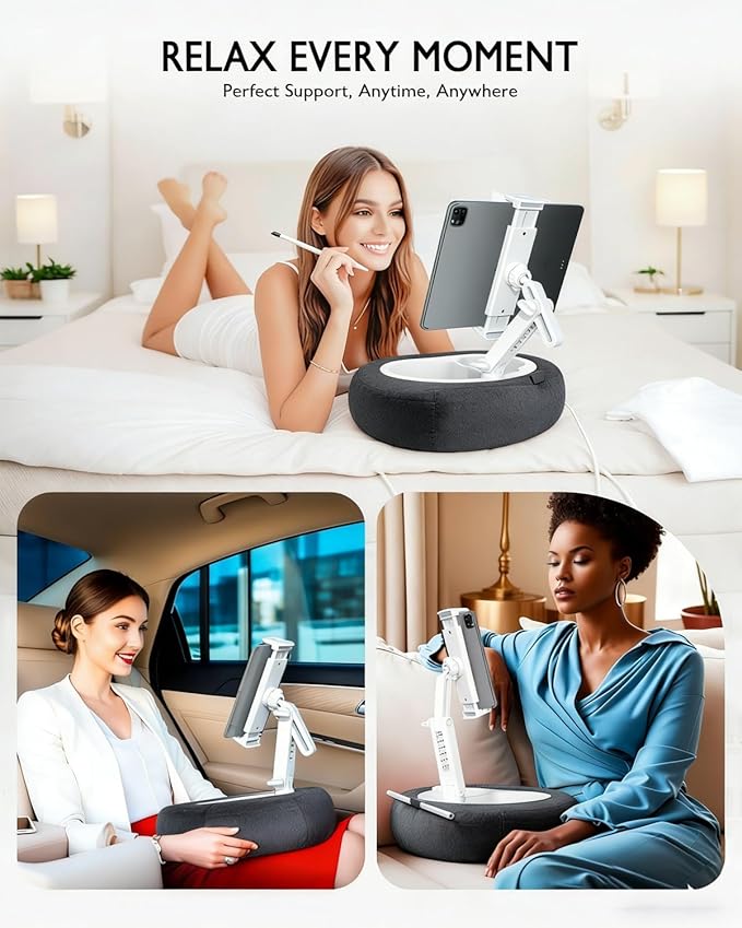 Soporte de Almohada para Tablet Miledi, Compatible con 4.7-12.9 Pulgadas miniatura 2