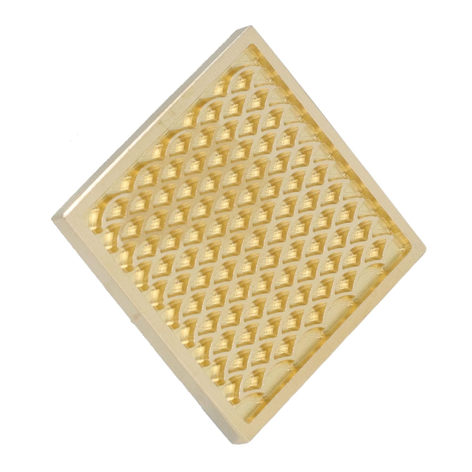 Rengue Bandeja de Prensa de Hielo de Cobre, Fabricante de Sellos de Cubitos de Hielo Moderno Artesanal, Diseño de 5 Segundos con Impresiones únicas para Cóctel, Bar, Fiesta en Casa (A01)