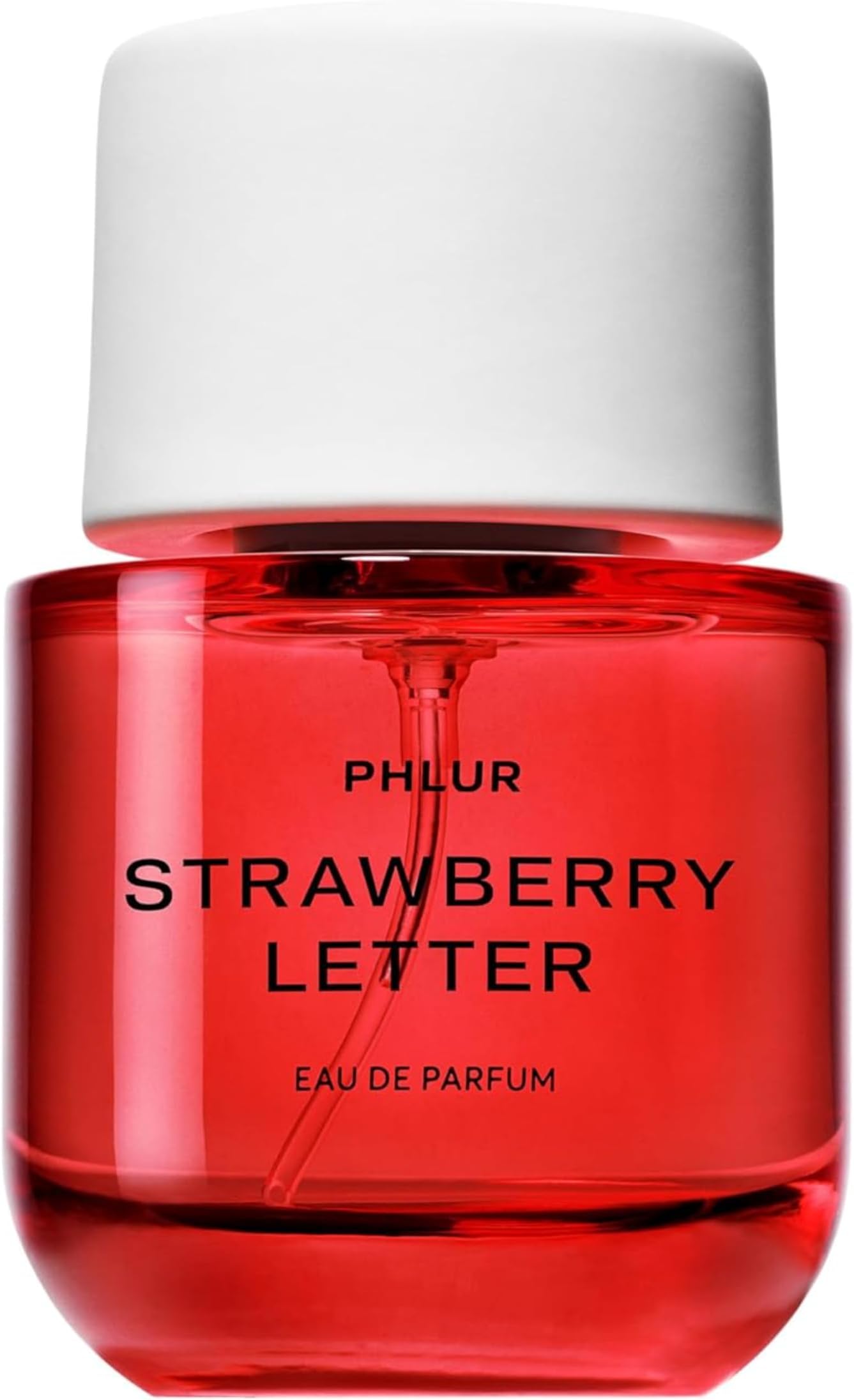 PHLUR Strawberry Letter Perfume for Women & Men, 50 mL – Strawberry & Tonka Bean Eau de Parfum, Fruity Floral Fragrance with Plum Nectar, Apple Blossom & Sugared Amber | Full Size, for Women & Men, Fine Fragrance