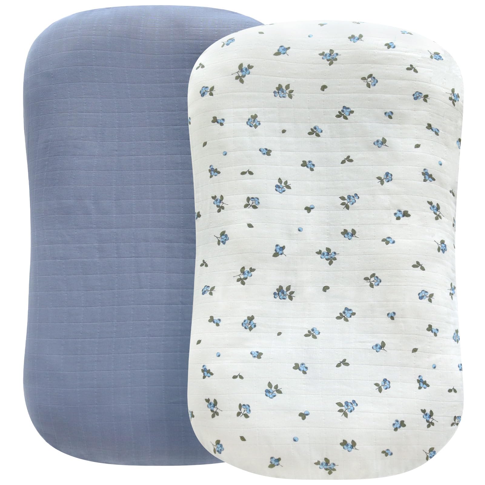 Housse de chaise longue en coton bio lavable pour protéger le transat de bébé