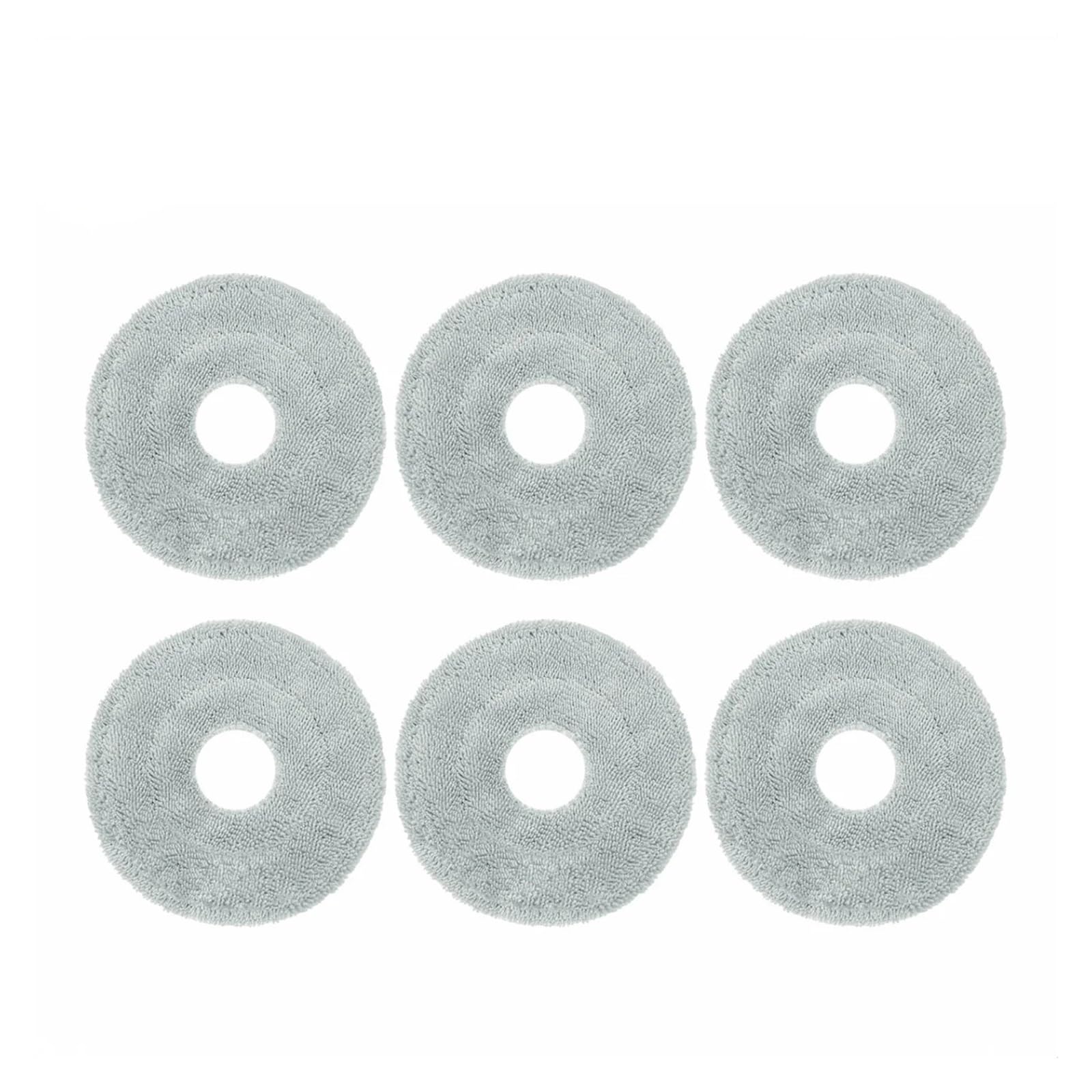 HIZON Robot Vacuum Cleaner Spare Parts Mop Cloth Pad，Compatible For Ecovacs，X5 / X5MAX / X5PRO(Mop-6PCS)