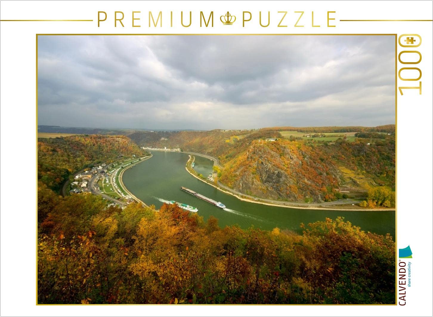 CALVENDO Puzzle „Morlaix“ – 1000 Teile, 64 X 48 Cm Legegröße, Premium-Foto-Puzzle Für Entspannte Stunden