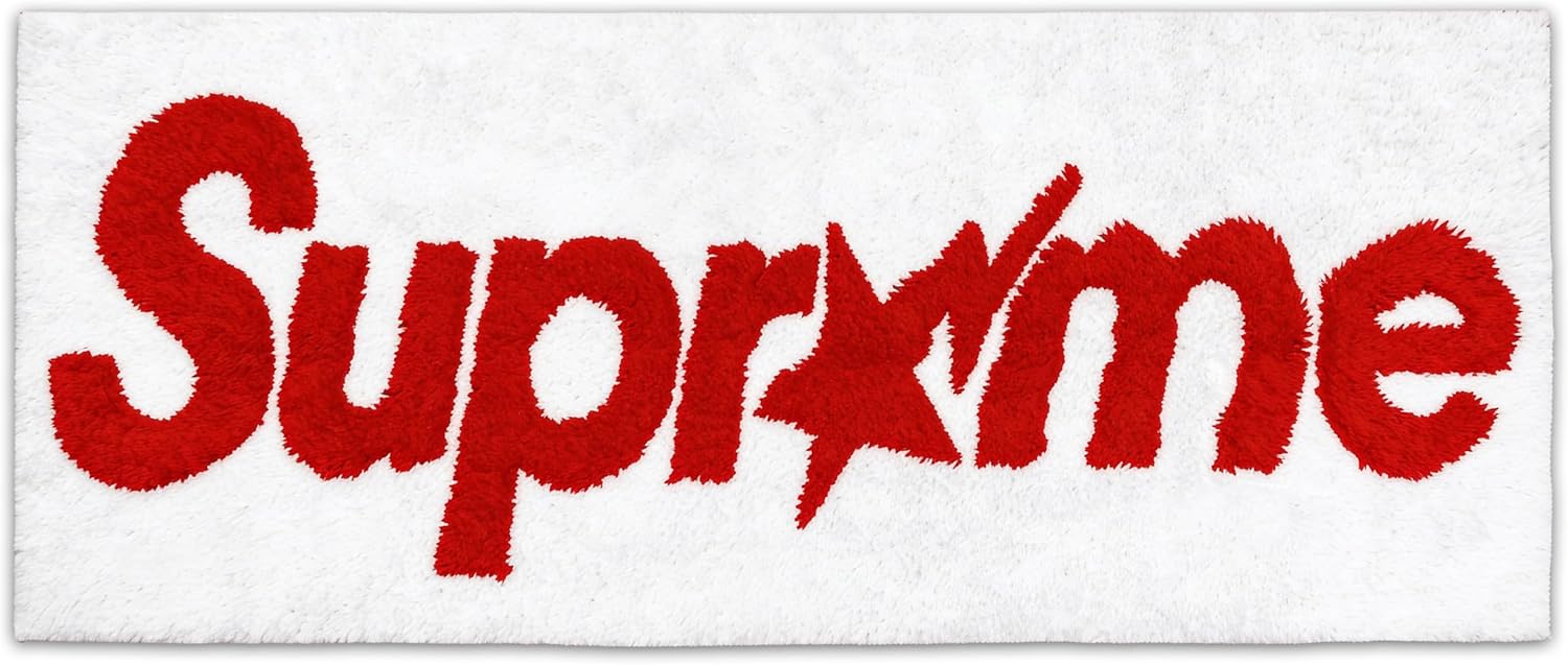 HMZA Super Star Me Rug for Cool Room Decor – Soft Microfiber Cute Mat for Aesthetic Room Decor - 47" x 18" Non Slip Hypebeast Rug for Bedroom - Machine Washable Gamer Mat for Boys Cool Stuff