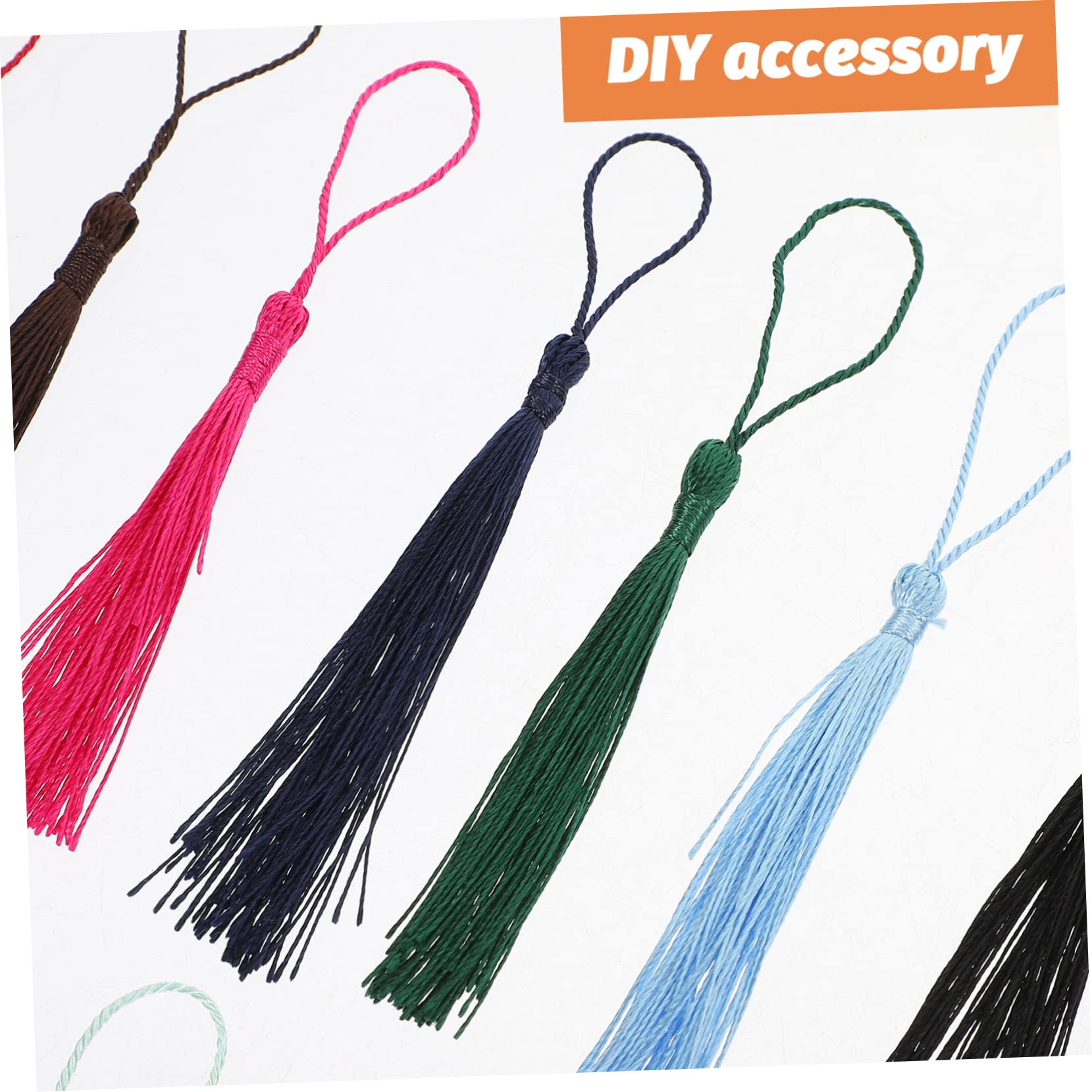 STOBOK 3sets Segnalibri Trasparenti Acrilico Con Nappine Decorative Segnalibri Fatti Mano Per Lettori e Studenti Come e Decorazione Per Libri
