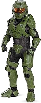 Disguise Boys Halo Master Chief Costume for Kids, Official Halo Infinite Ultra Prestige Costume With Full Armor and Helmet