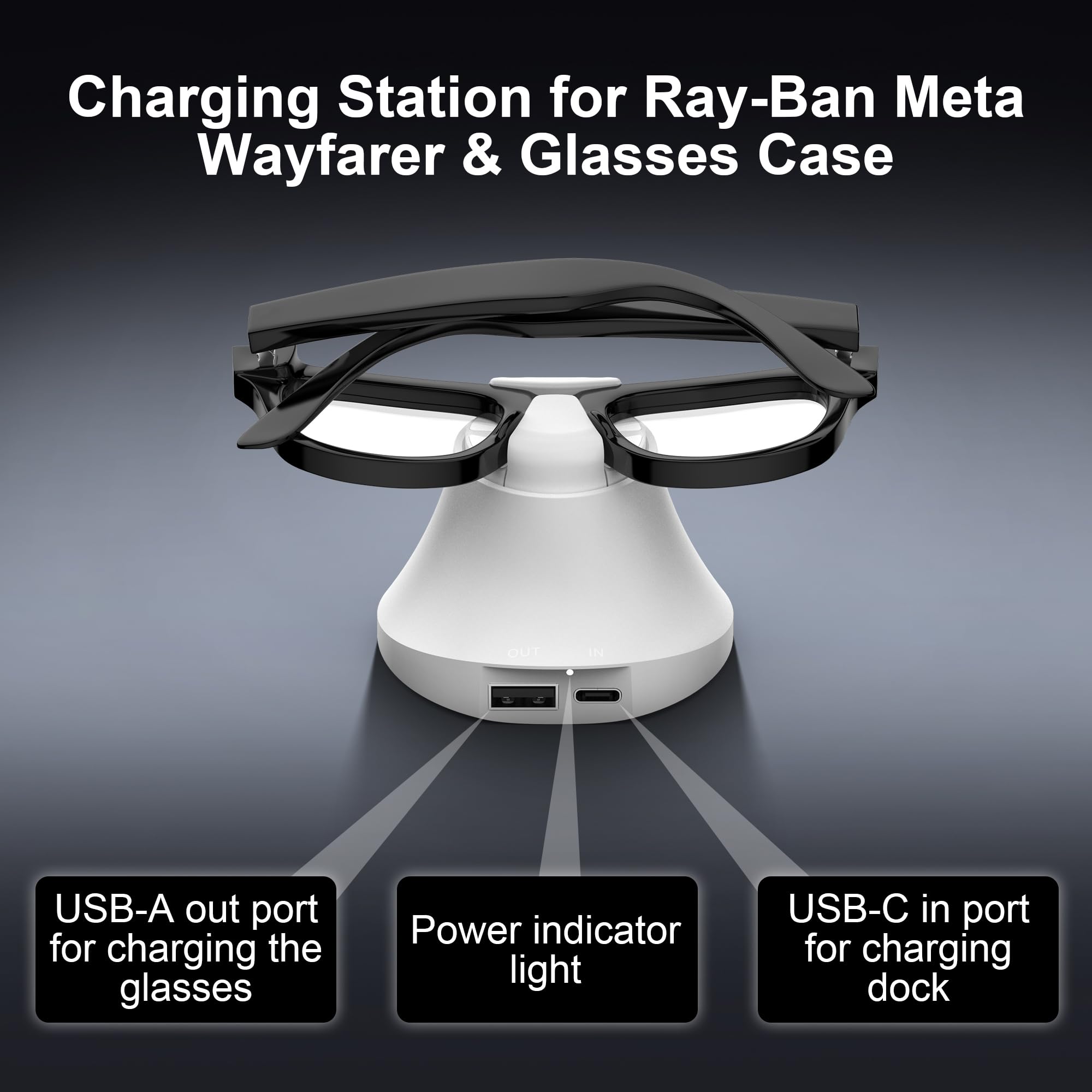 Ray-Ban  充電ケース Ray-Ban Meta Charging Case for Gen 1 & Gen 2 Glasses | Meta