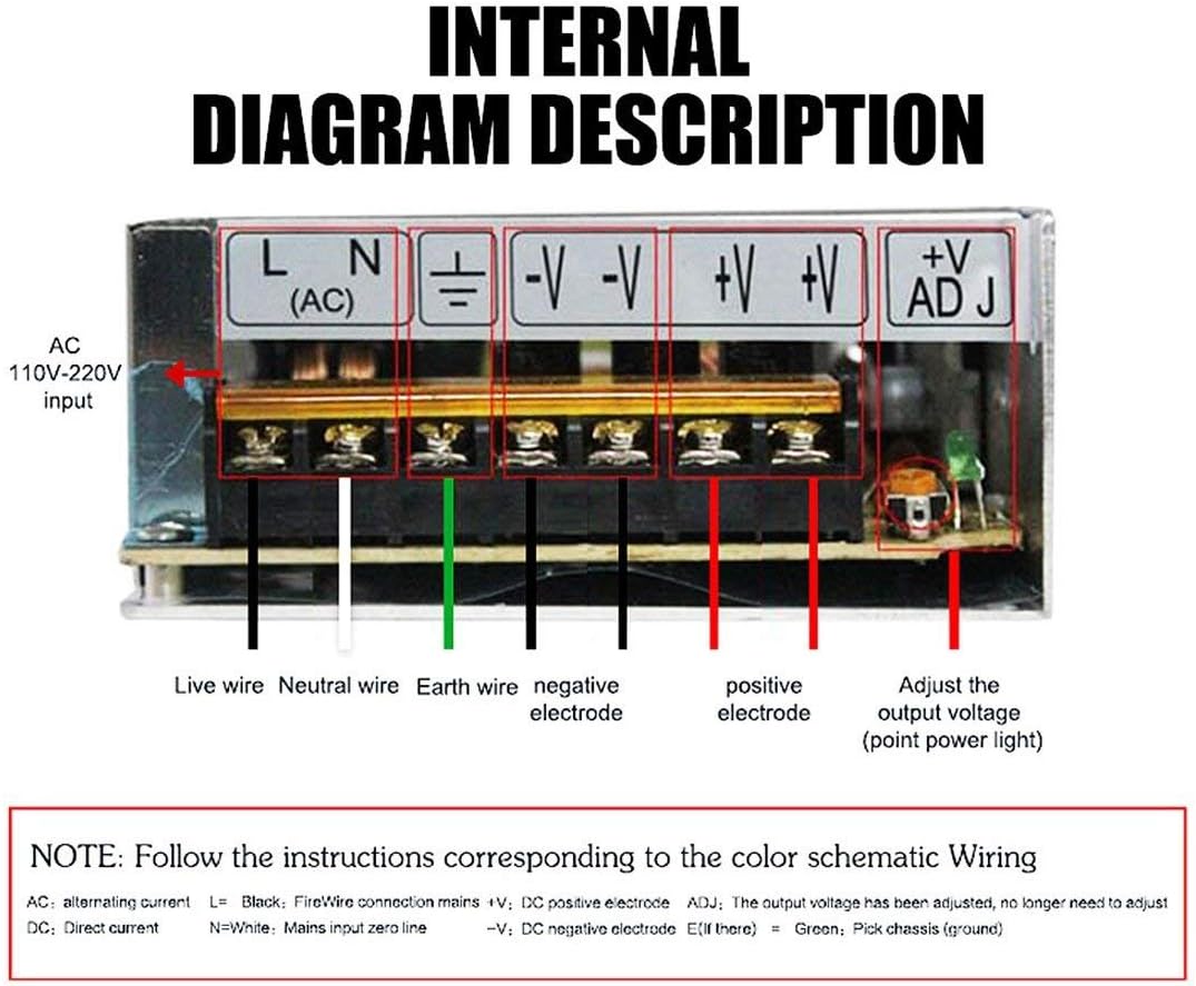 Up To 50% OFF DC Power Supply 12V 50A AC 96V-240V Converter DC Adapter Universal Regulated Switching Power Supply 12Volt 600W LED Power Supply for LED Strip,CCTV, Radio, Computer Project(12V 50A 600W) Black Friday - 70% OFF DC Power Supply 12V 50A AC 96V-240V Converter DC Adapter Universal Regulated Switching Power Supply 12Volt 600W LED Power Supply for LED Strip,CCTV, Radio, Computer Project(12V 50A 600W)