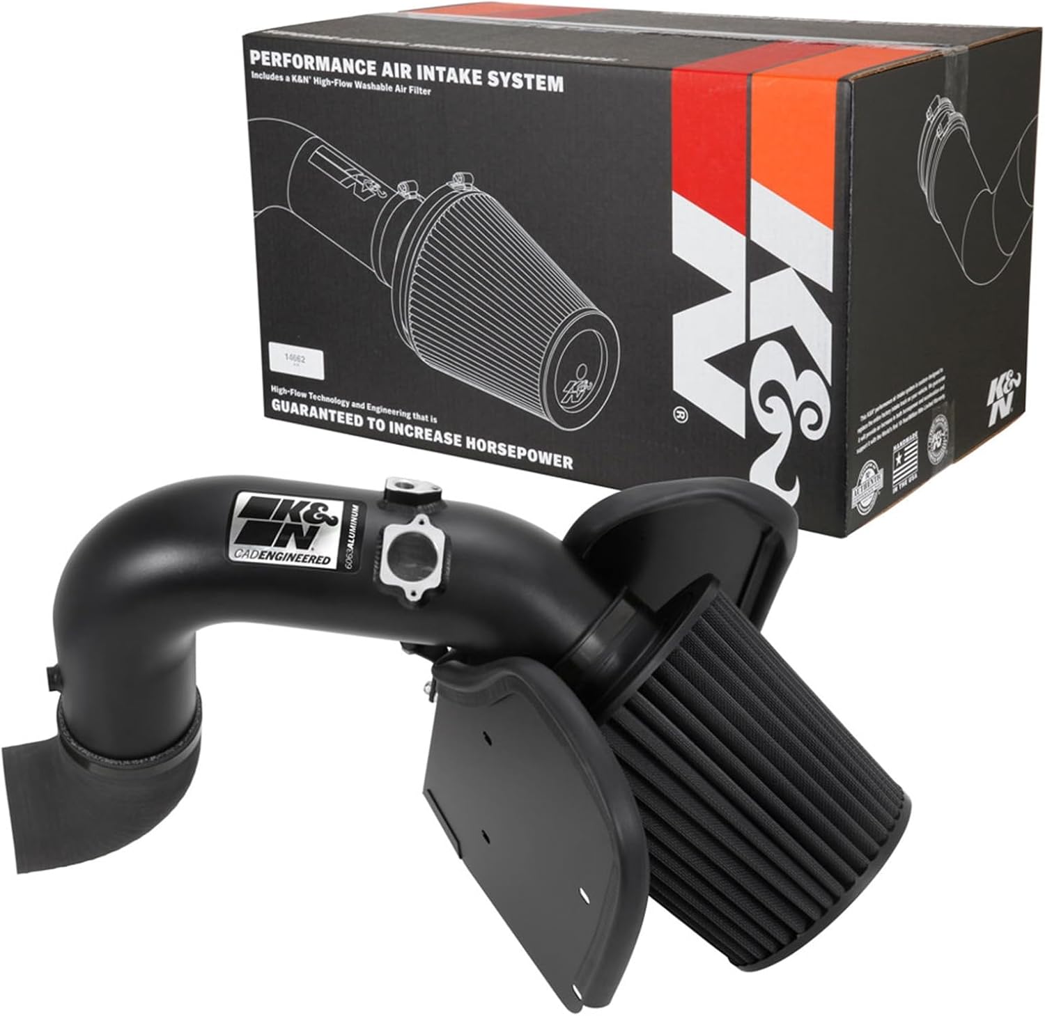 K&N Cold Air Intake System: High-Flow Air-Filter, Increase Performance & Horsepower: Compatible with 2007-2009 DODGE Ram 2500; 2007-2009 DODGE Ram 3500, 71-1557