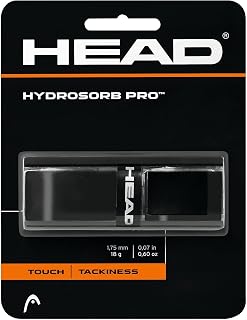 HEAD Hydrosorb Pro Tennis Racquet Replacement Grip - Tacky and Firm - Choice of Color