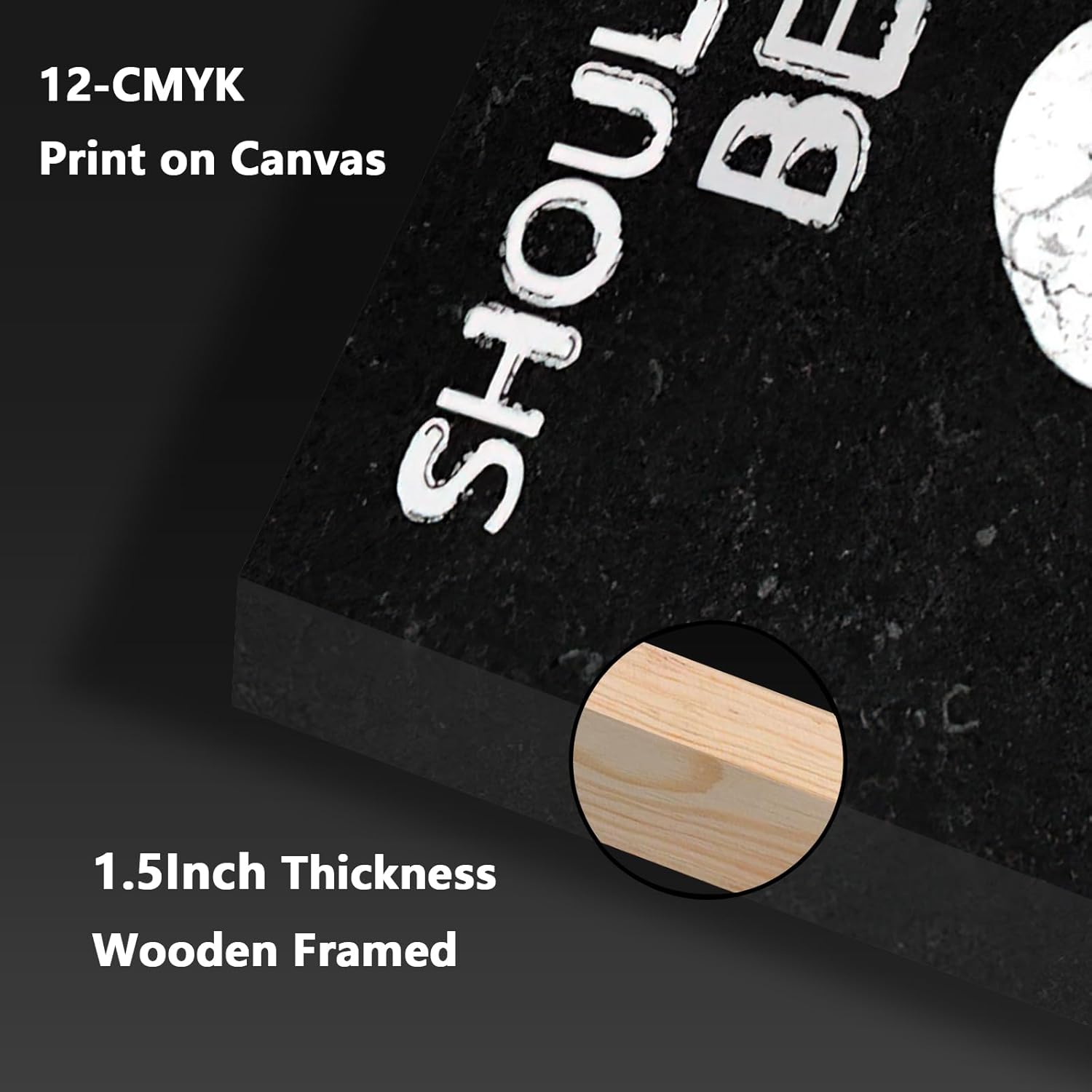 Craftline - Skull Wall Art for Living Room Skeleton in Red Poppy Flower Field Picture Romance Floral Nature Poster Print Painting on Canvas Frame Artwork for Halloween Bedroom Decor 12x16inch