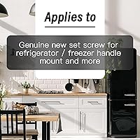 Vista 2 de W11366418 Tornillo de montaje de manija de puerta del congelador del refrigerador - AM 1-5-1 - EA221008