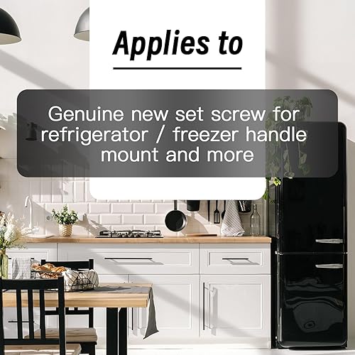 Miniatura 2 de W11366418 - Juego de tornillos de montaje para manija de puerta de refrigerador y congelador AM 1-5-1 - EA221008 - (paquete de 2)
