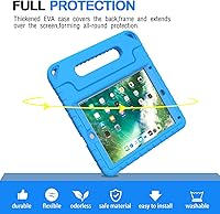 Vista 6 de AVAWO Kids Case for iPad 9.7 inch (2018/2017 Model) 6th/5th Generation, iPad Air 2 Cover with Built-in Screen Protector, Durable Lightweight Azul