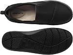 Women's Comfort Leather Loafers Cute Casual Slip On Lightweight Walking Flats Everyday Work Shoes