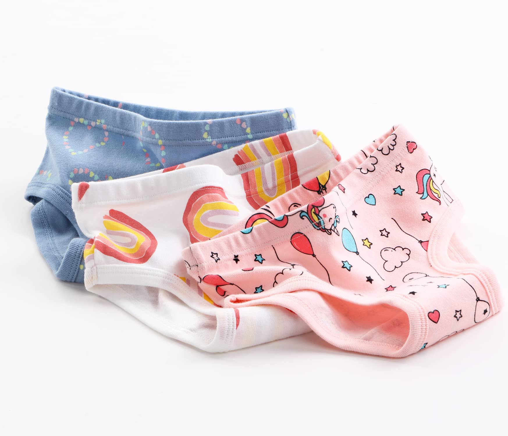 Culotte Fille sous-vêtement Slip Pur Coton Lot de 12