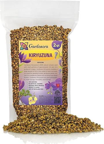 Organic Kiryuzuna by Gardenera - Acondicionador tradicional de suelo bonsái y potenciador de nutrientes - 2 cuartos de galón