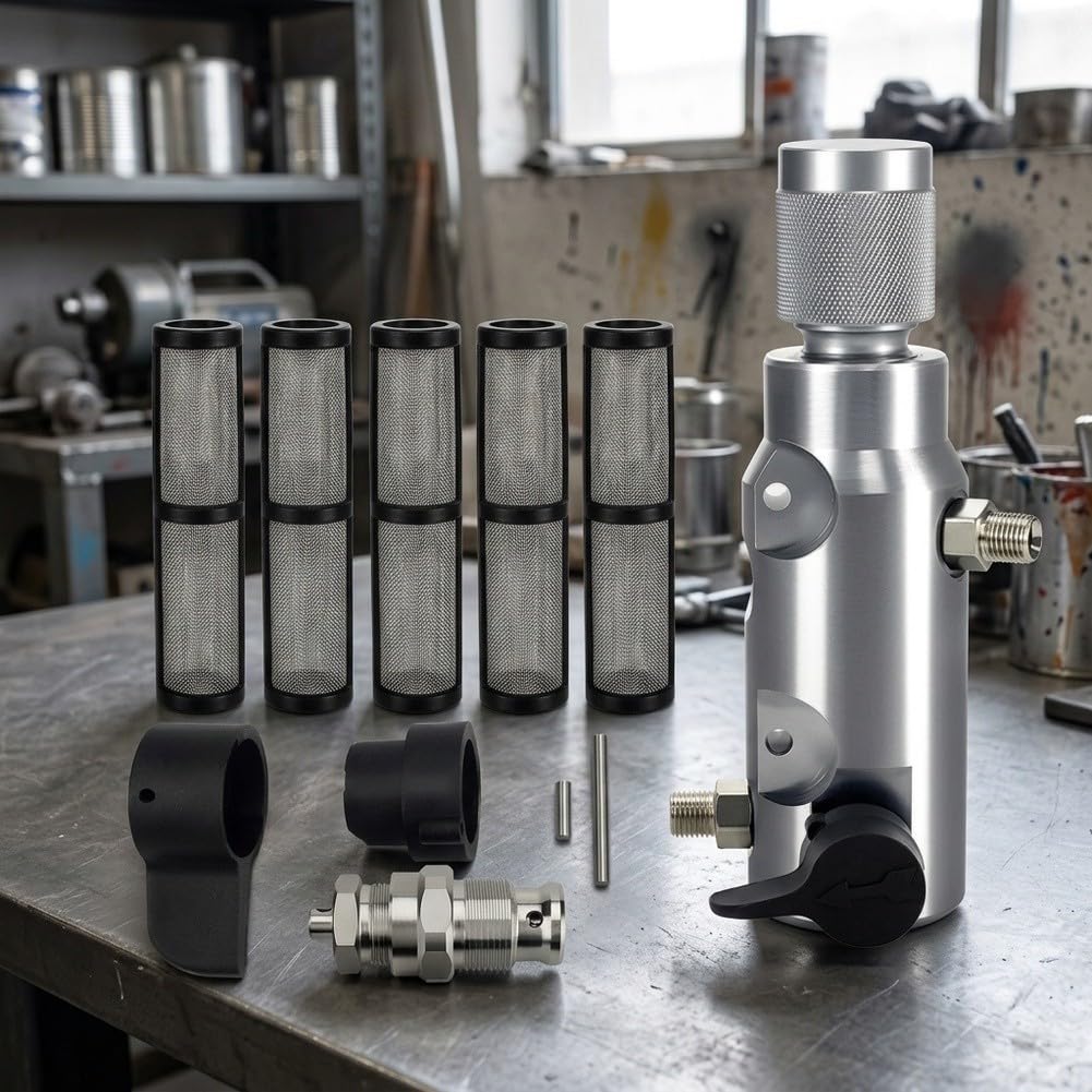 Edelstahl Saugfilter Set 3/4 Zoll mit Rückschlagventil
