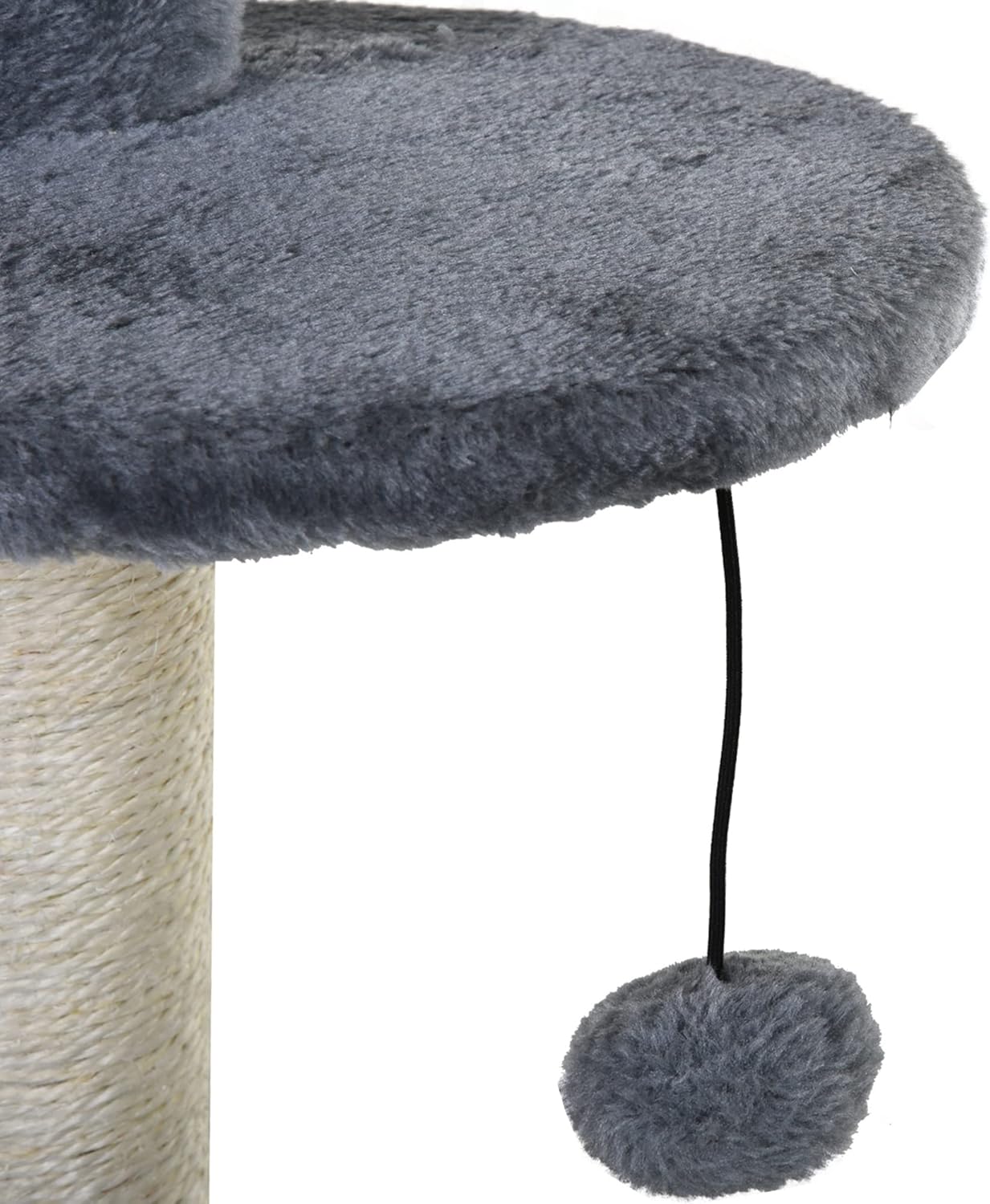 PawHut Cat Multi-Activity Tree Tower with Perch House, Scratching Post, Play Ball 10 71ZTXIKv8LL. AC SL1500