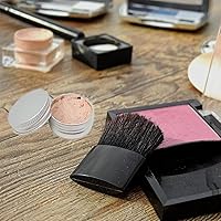 Vista 4 de Paquete de 30 tarros de aluminio de 0.5 oz con tapa de rosca, recipientes redondos recargables de 0.5 fl oz