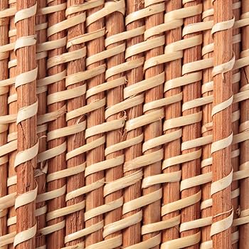 無印良品　重なるラタン　6個セット 無印良品 重なるラタン長方形バスケット・中 6個セット 重なる