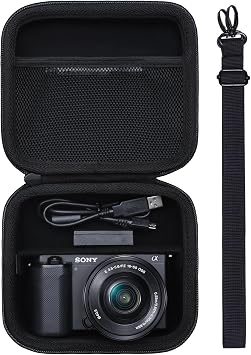 Hard Case for Sony Alpha a6400/a6100/ZV-E10/ZV-E10 II/a6700 Camera, Black