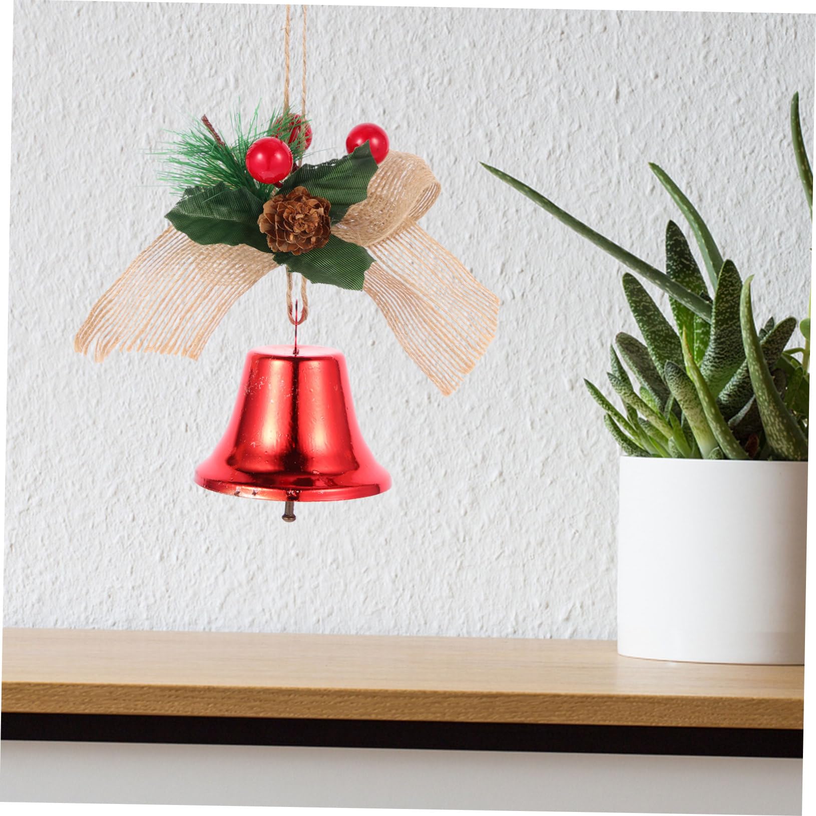 Cabilock 3 Set Campane Di Natale Festone Decorazioni Pendenti Natalizi Ciondolo Natalizio Decorazione Natale Ciondoli Natalizi Appesi Ornamenti in Stile Natalizio Metallo 2 Pezzi * 3