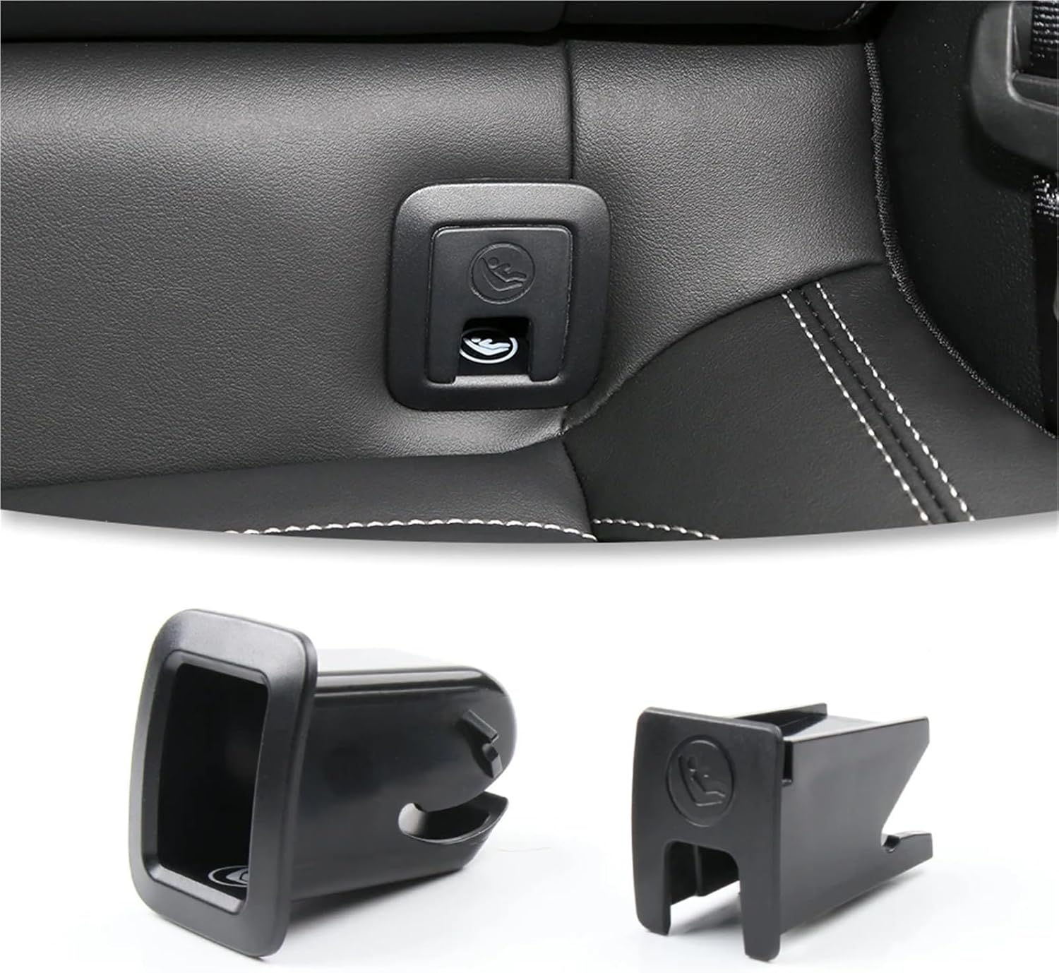 Rear Child Seat Buckle ISOFIX Cover Child Seat Safety Clip 3GD887187 3GD887233 for VW Magotan B8 2017-2025(Holder)