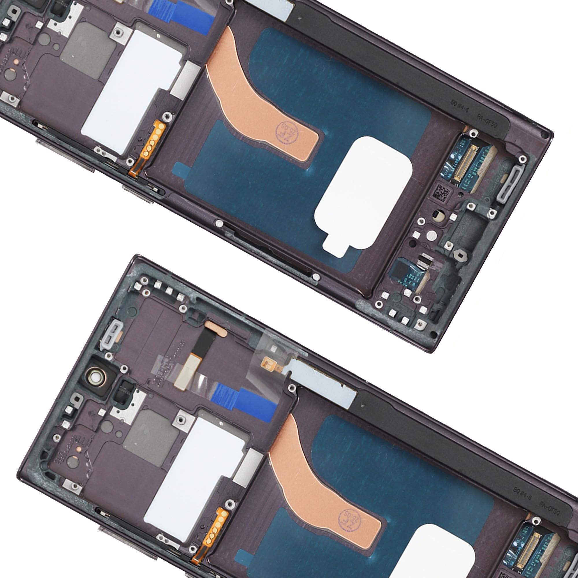 Wyświetlacz OLED do Galaxy S22 Ultra SM-S908B, SM-S908B/DS, SM-S908U [z ramką] [z odciskami palców] [6,8 cala], czarny wyświetlacz LCD, ekran dotykowy z zestawem narzędzi