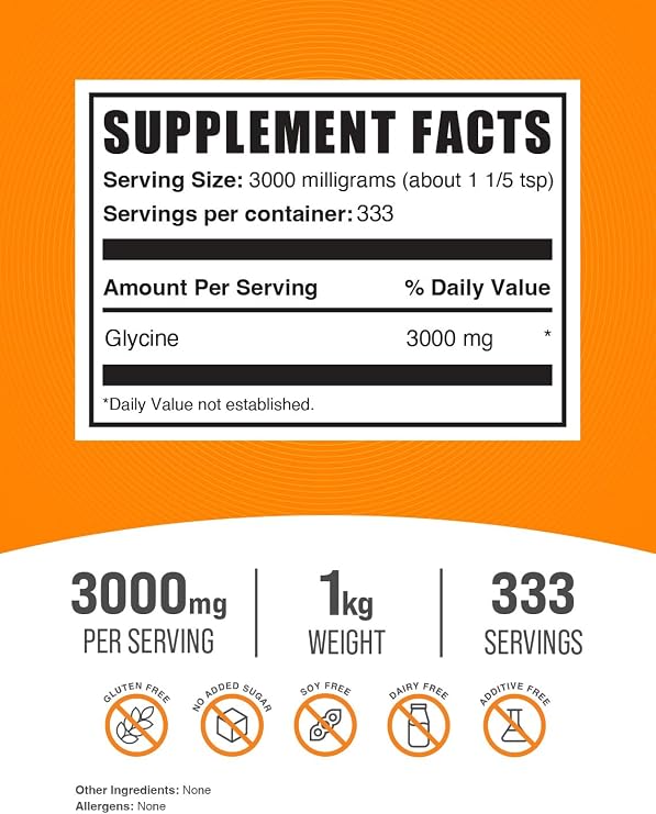 Glycine 1kg + L-Theanine 100g Bundle