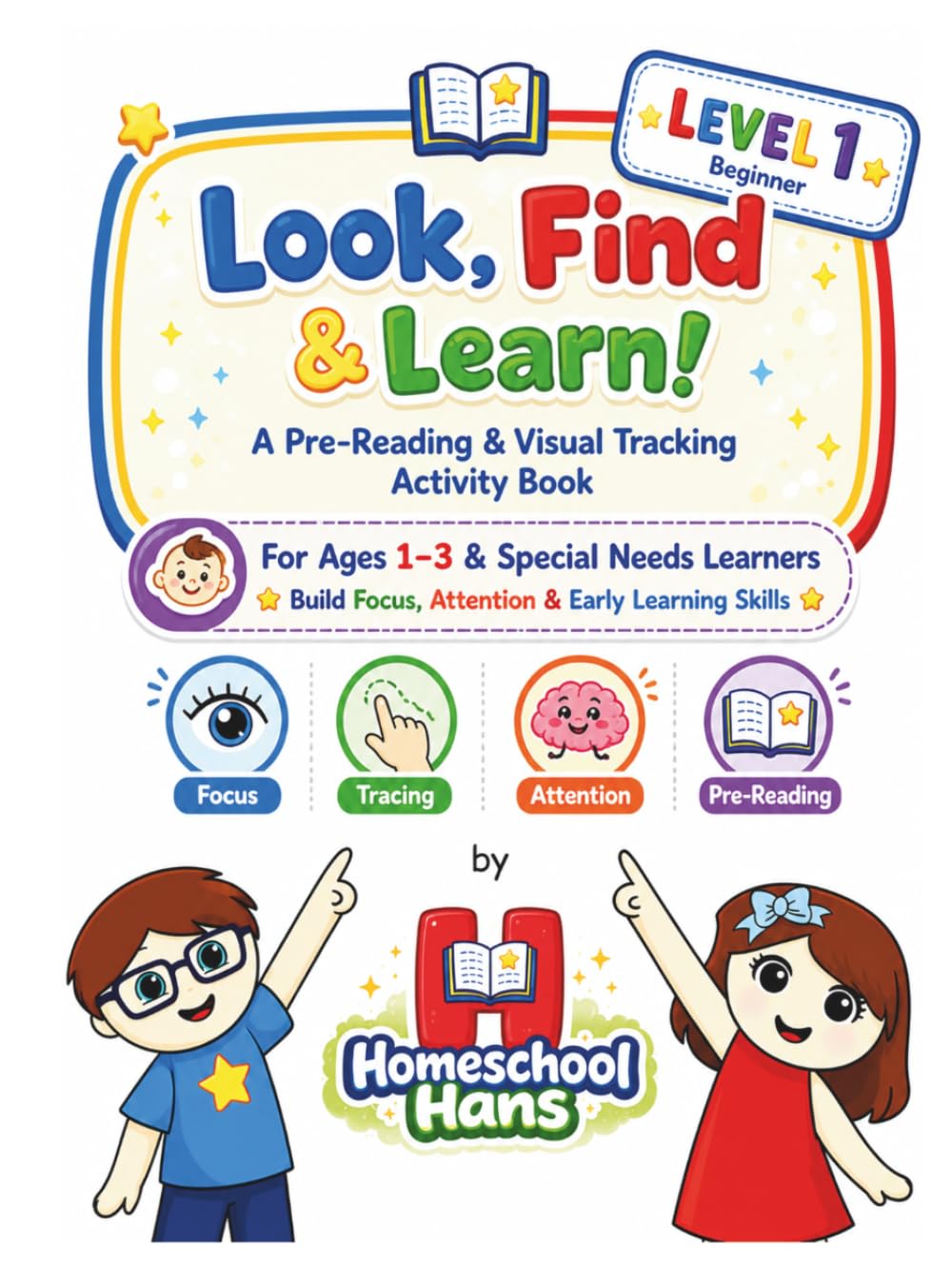 Look, Find & Learn: A Pre-Reading Activity Book