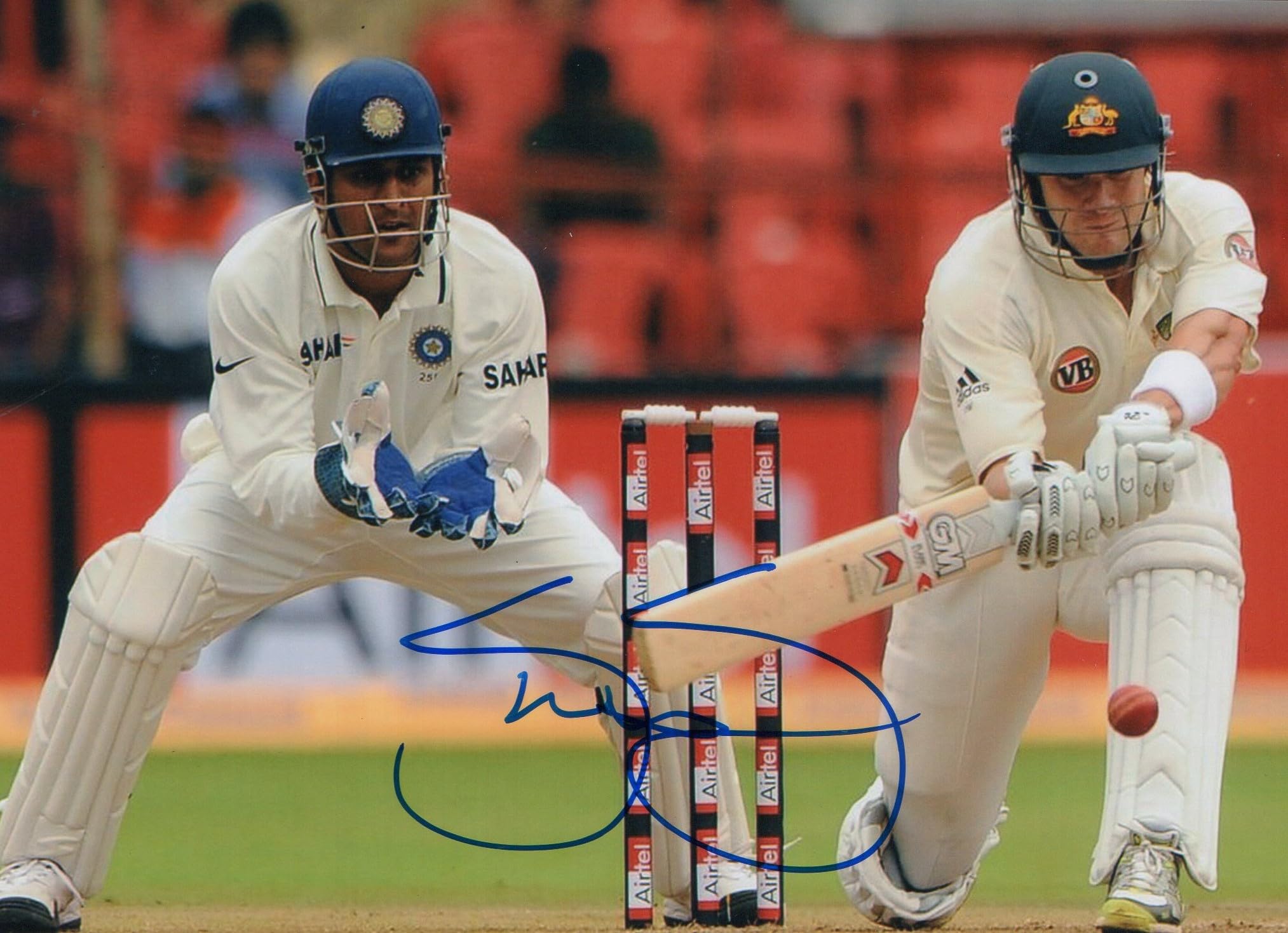 5x7 Inches Original Autographed Photo of Australian Crickter Shane Watson-image-46