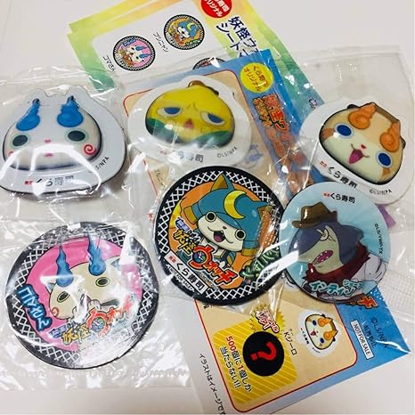 Amazon 妖怪ウォッチ くら寿司 ビッくらポン 妖怪ウォッチぷにぷに シール ステッカー インディj コマさん ブシニャン ピントコーン Kジーロ アニメ 萌えグッズ 通販