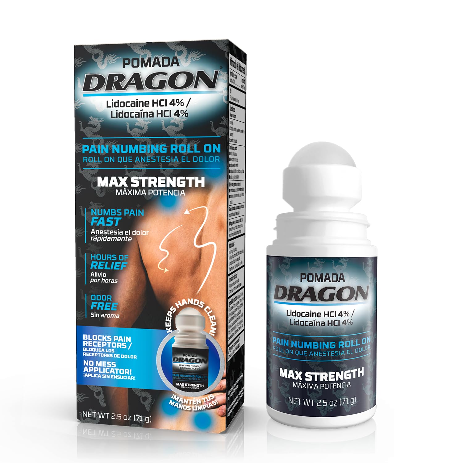 Dragon Lidocaine Roll On Maximum Strength