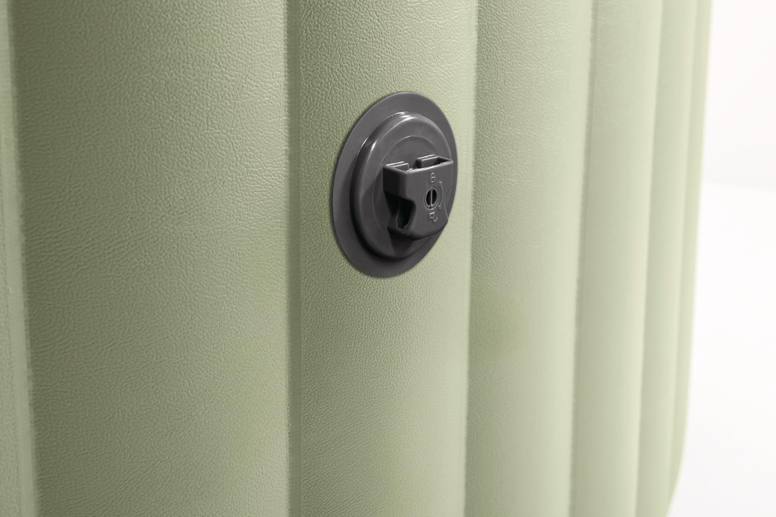 Intex 28412NP - Idromassaggio Gonfiabile Rotondo PureSpa Bubble Massage, 8 Posti, 170 Getti, PVC, Verde, 236x71 cm