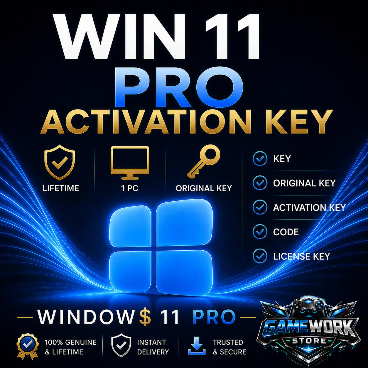 Win 11 Pro Product Key – 1 PC Lifetime License – Instant Digital Code – Wind 11 Pro Activation Key – Cheaper Than Retail Box – Email Delivery-image-12